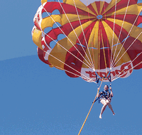 Parasailing at Mill Point - Tourism Caloundra