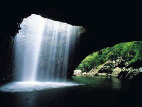 Natural Bridge, Springbrook National Park - Tourism Caloundra 0