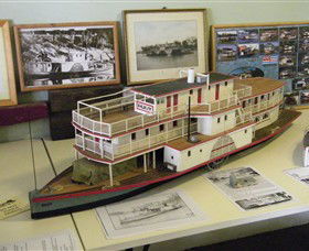 Wentworth Model Paddlesteamer Display - Tourism Caloundra 0