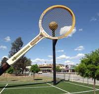Barellans Big Tennis Racquet - Tourism Caloundra