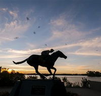 Black Caviar Statue - Tourism Caloundra