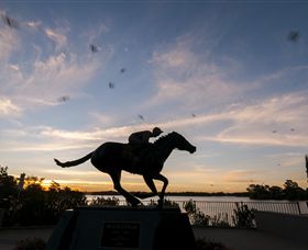 Black Caviar Statue - Tourism Caloundra 0
