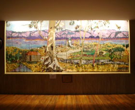 Adaminaby Memorial Hall Stage Curtain - Tourism Caloundra 0