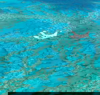 Scenic Flight - Great Barrier Reef Heart Reef Whitehaven Beach  Hill Inlet - Tourism Caloundra