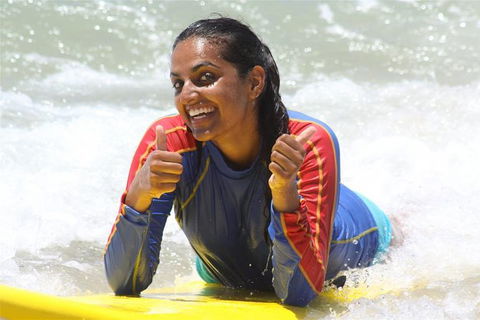 Surfing Lesson At Cheyne Horan School Of Surf On The Gold Coast - Tourism Caloundra 0