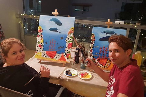Paint And Sip Art Lessons - Tourism Caloundra 0