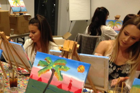 Paint And Sip Art Lessons - Tourism Caloundra 5