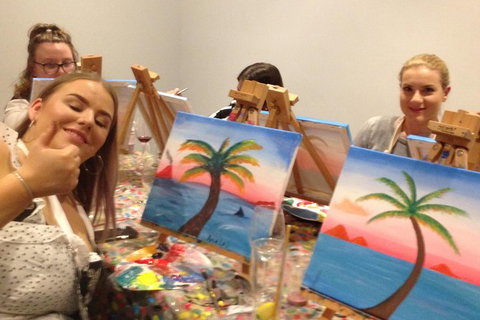 Paint And Sip Art Lessons - Tourism Caloundra 9