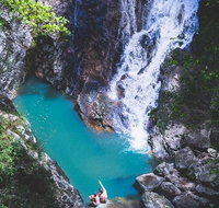 Explore Maleny Montville and take a swim under the waterfall. - Tourism Caloundra