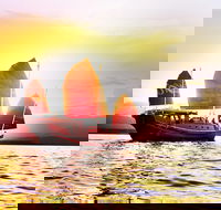 Shaolin Sunset Sailing Aboard Authentic Chinese Junk Boat - Tourism Caloundra