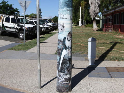Capella Light Pole Murals - Tourism Caloundra 0
