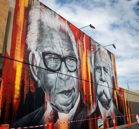 Shepparton Aboriginal Street Art Project Murals - Tourism Caloundra 0