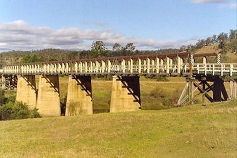 Historic Tabulam DeBurgh Timber Bridge - Tourism Caloundra 0