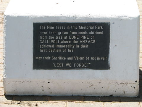 War Memorial And Heroes Avenue, Roma - Tourism Caloundra 1