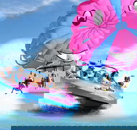 Gold Coast Tandem Parasail  V8 Jetboat Combo - 1 Location - Tourism Caloundra