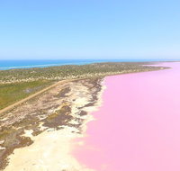 Pink Lake  Abrolhos Islands Scenic Flight - Tourism Caloundra