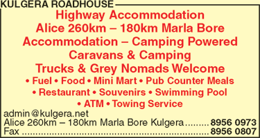 Kulgera Roadhouse - Tourism Caloundra 1