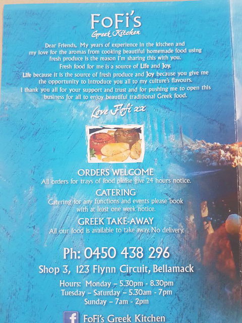 Fofi's Greek Kitchen - Tourism Caloundra 1