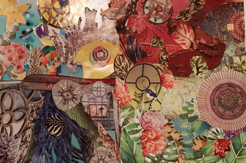 Online Live Streaming Class: Cut And Paste Creative Collage Fun - Tourism Caloundra 0