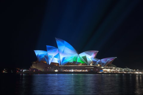 Vivid Sydney Harbour Dinner Cruises – Australian Cruise Group - Tourism Caloundra 2