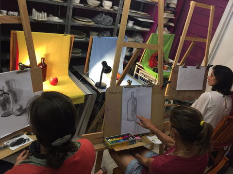 Art Classes With Violetta Strabic - Tourism Caloundra 0