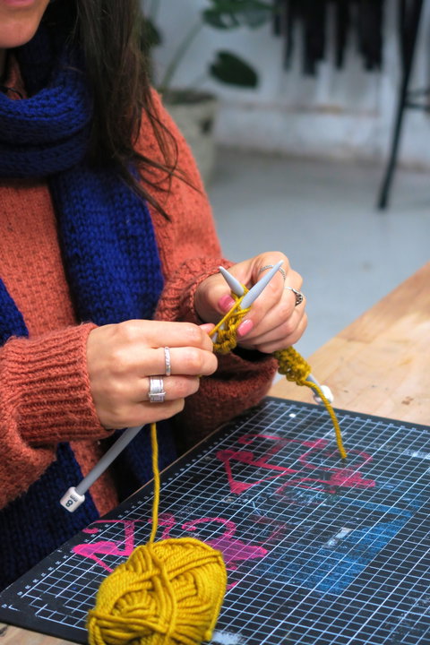 Knit & Sip! Make A Cosy Scarf - Tourism Caloundra 0