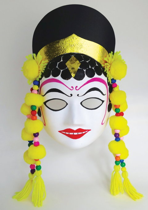 Online Live Streaming Class: Make An Indonesian Dance Mask - Tourism Caloundra 0