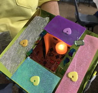 Online live streaming class Inclusive Arts - Make a Peep-hole Mystery World - Tourism Caloundra
