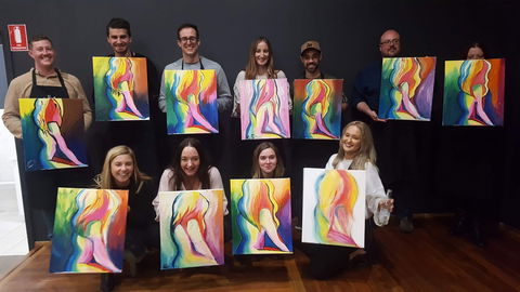 Paint And Sip Experience - Tourism Caloundra 1