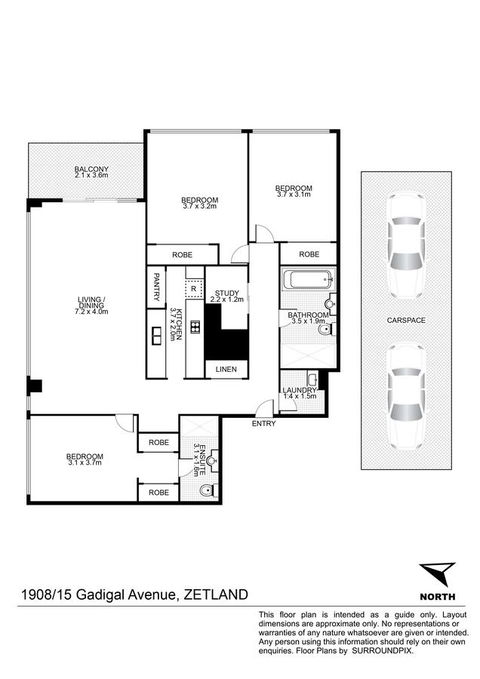 Gadigal Groove - Modern And Bright 3BR Executive Apartment In Zetland With Views - Tourism Caloundra 11