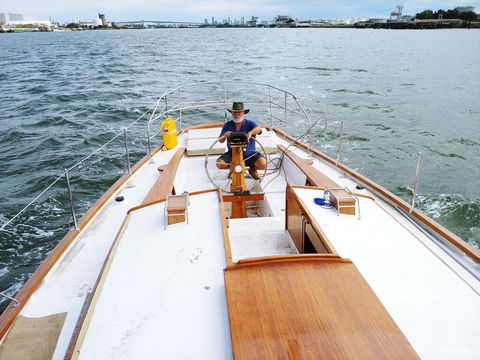 Cruising Yacht In Marina - Tourism Caloundra 0