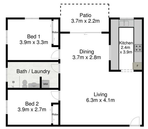 Spacious 2 Bedroom Beach Side Apartment - Close To Shopping Centre With Coles, Health Food Shop, Sushi, Pizza, Cafes, Hairdresse - Tourism Caloundra 2