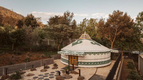 Mongolian Crafted Yurt With Private Spa And Spectacular Views - Tourism Caloundra 0