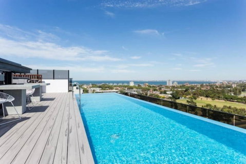 Rooftop Infinity Pool - St Kilda Luxury - Tourism Caloundra 0