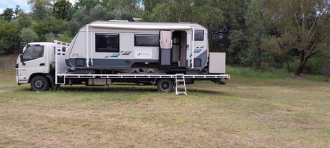 RV Caravan In Rural Setting On Edge Of Town Close To AgQuip - Tourism Caloundra 1