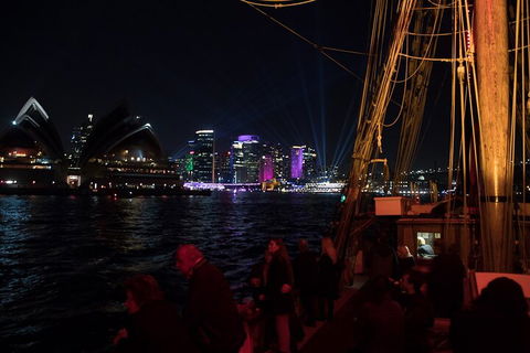 Vivid Tall Ships Dinner Cruise On Sydney Harbour - Tourism Caloundra 4